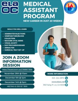 MED ASST. INFO SESSION